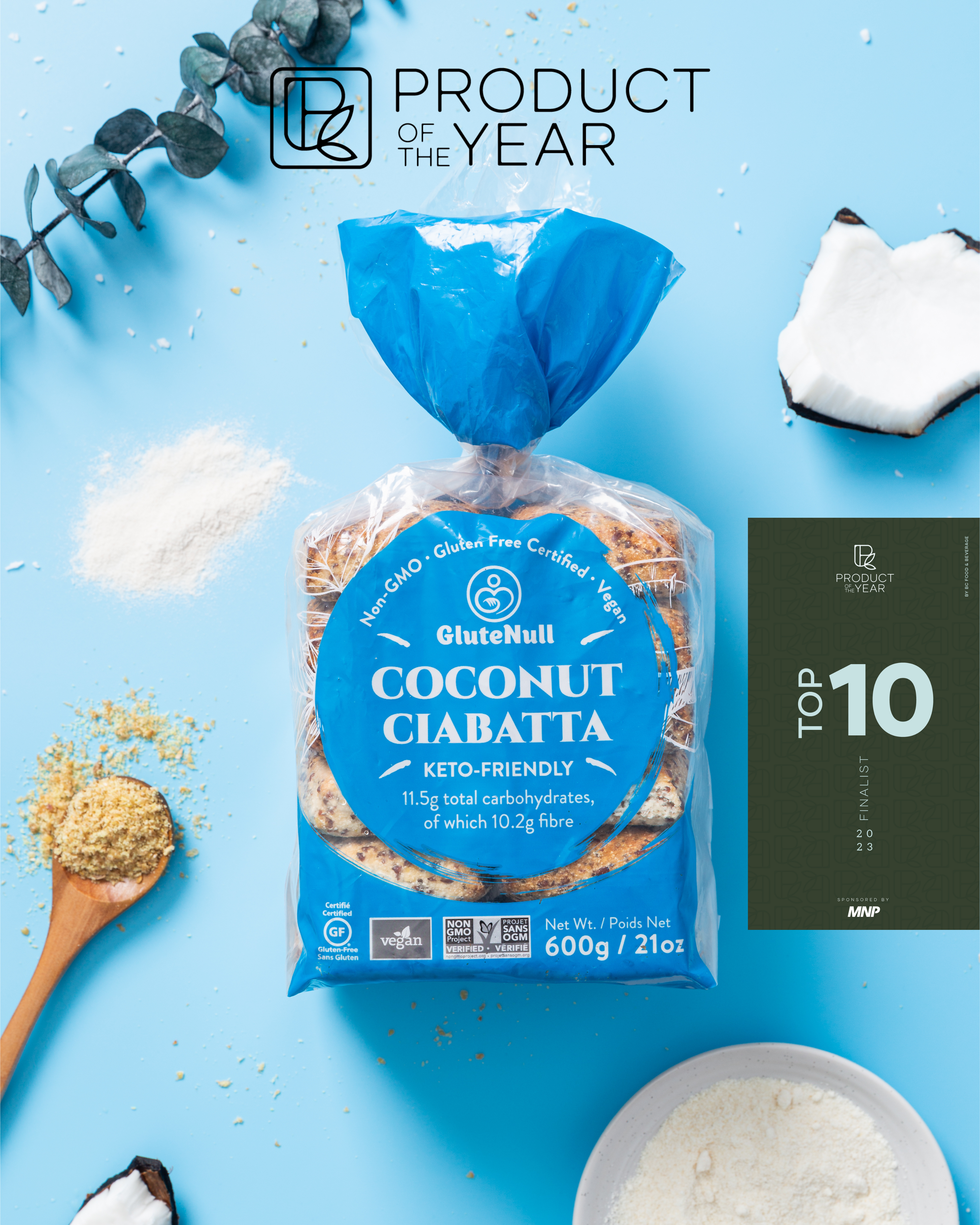 Coconut Ciabatta Product of the Year Glutenull